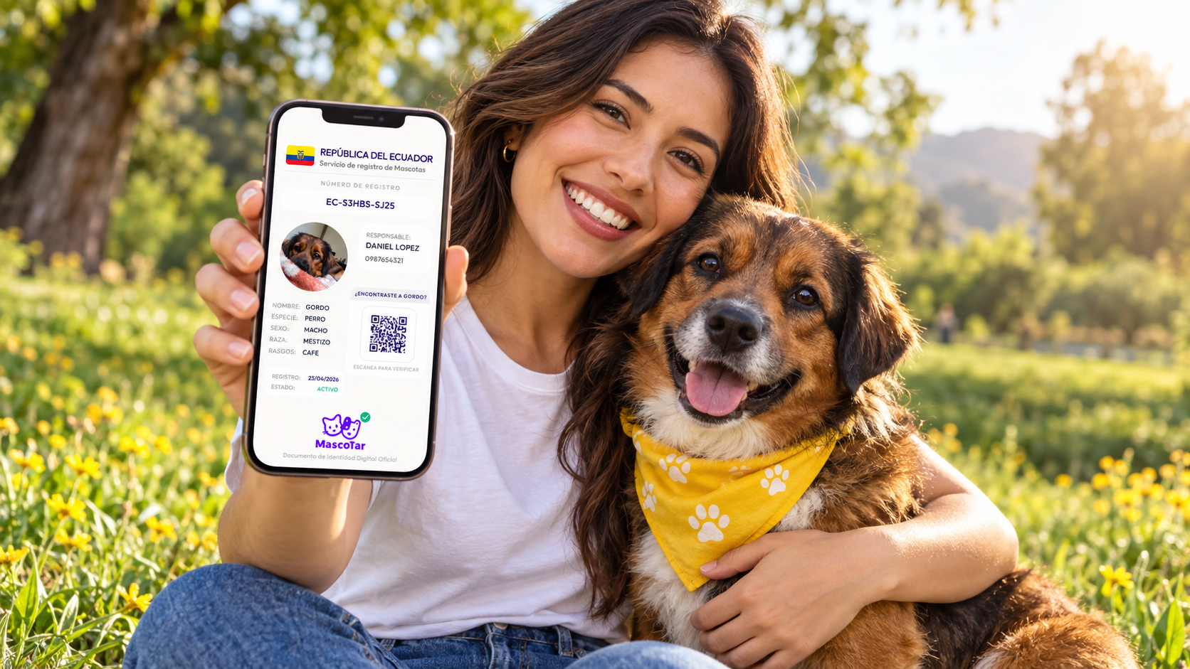 Pasos para crear la cédula digital de una mascota en Mascotar